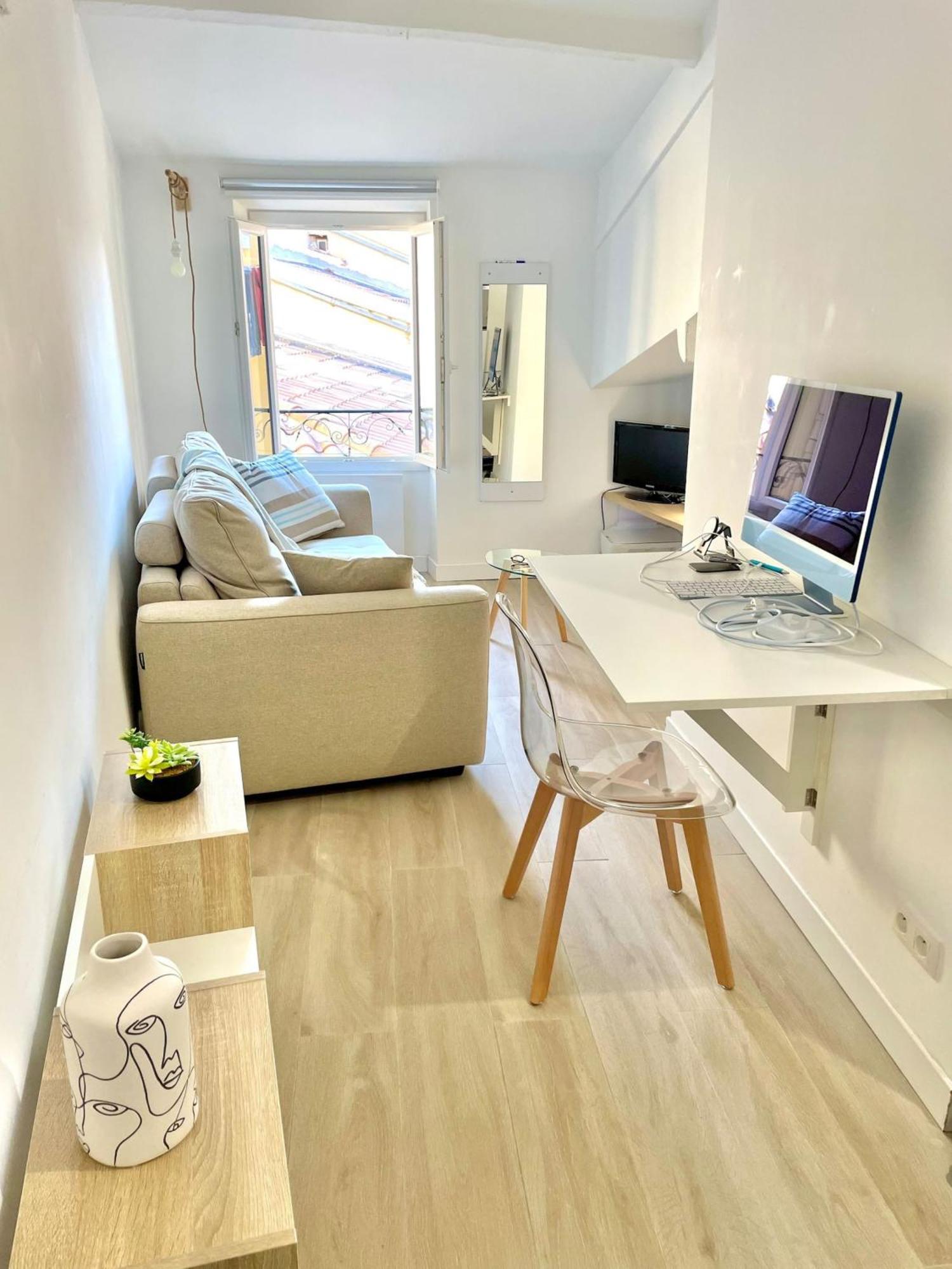 "Charmant Studio Moderne" Centre, Proche Plage Menton Eksteriør bilde